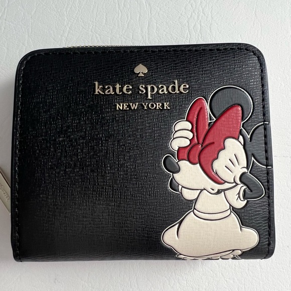 Disney X Kate Spade New York Minnie Mouse Zip Around Wallet - Picture 3 of 6